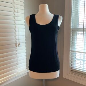 Chico's Travelers Elegant Black Tank Top